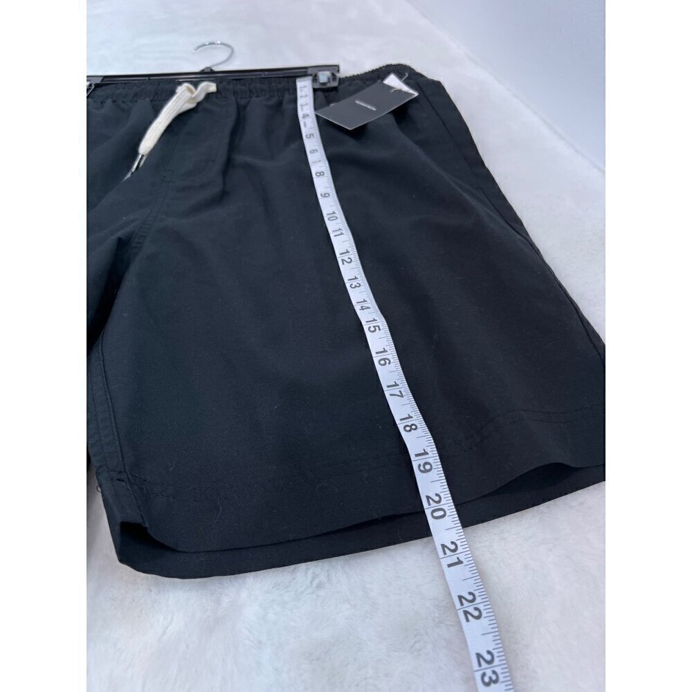 New Nordstrom Size XL 8-Inch Classic Swim Trunks Black - Picture 5 of 13